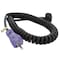 Ac Works UP to 6.5ft 10A 18/3 Coiled Medical Grade Power Cord with Right C13 Connector MDC515RC13-V1 - alternate 1